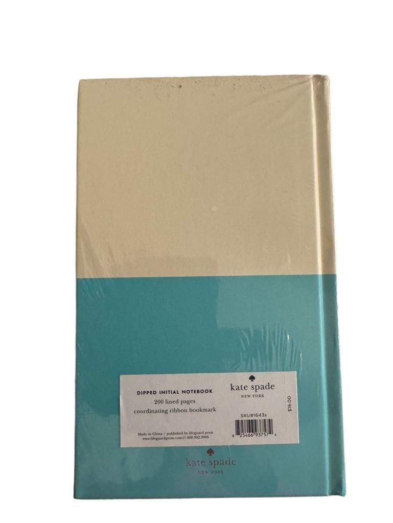 Kate Spade New York Initial Dipped Notebook Letter S b1598 3