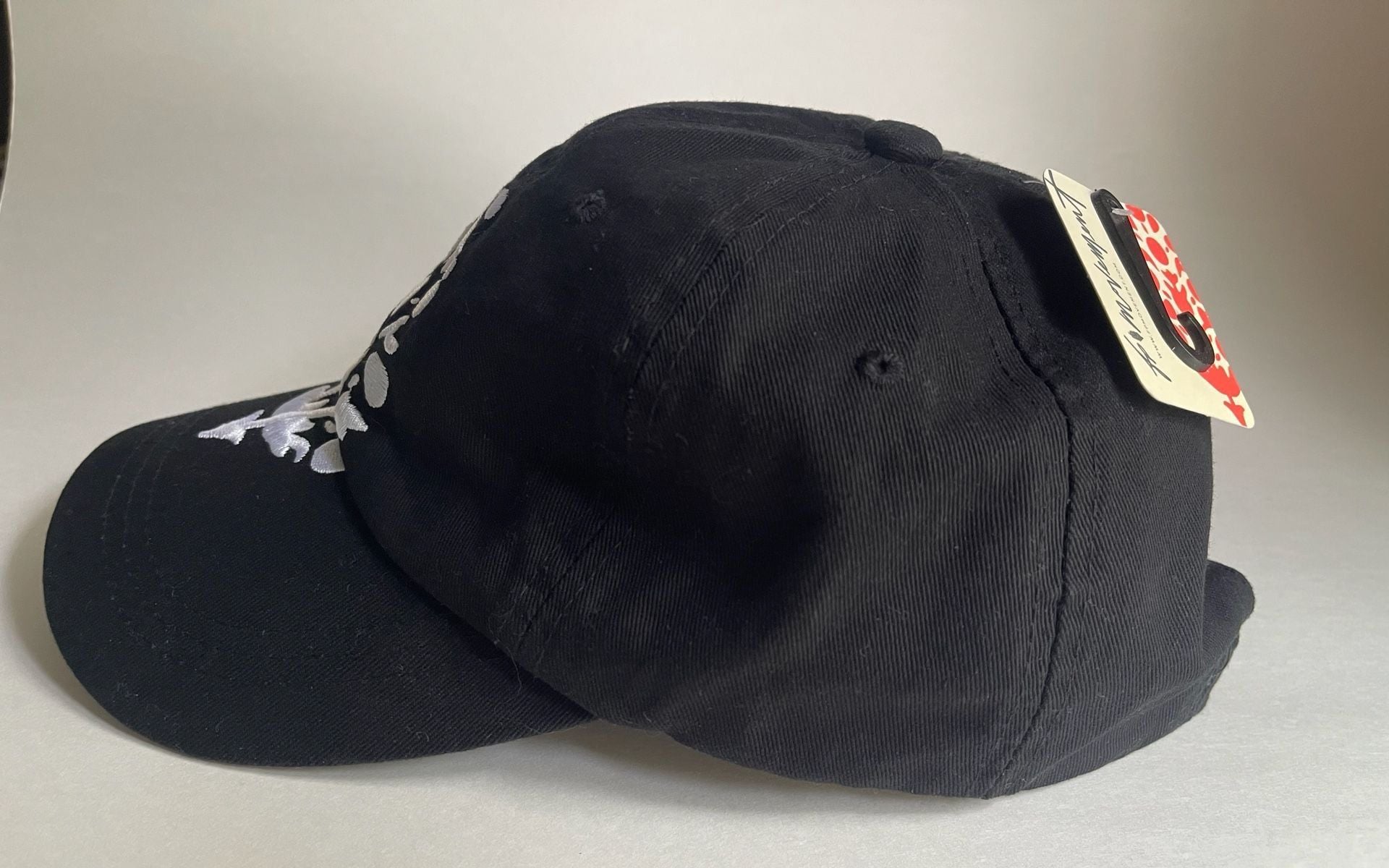 FP Movement Black Embroidered Floral Baseball Cap Hat 4