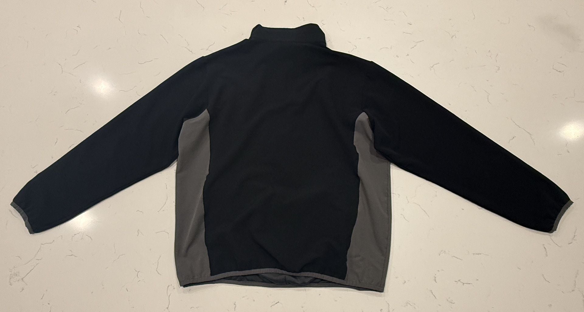 NFL Team Apparel Minnesota Vikings 1/4 Zip Pullover Jacket Black XL 7