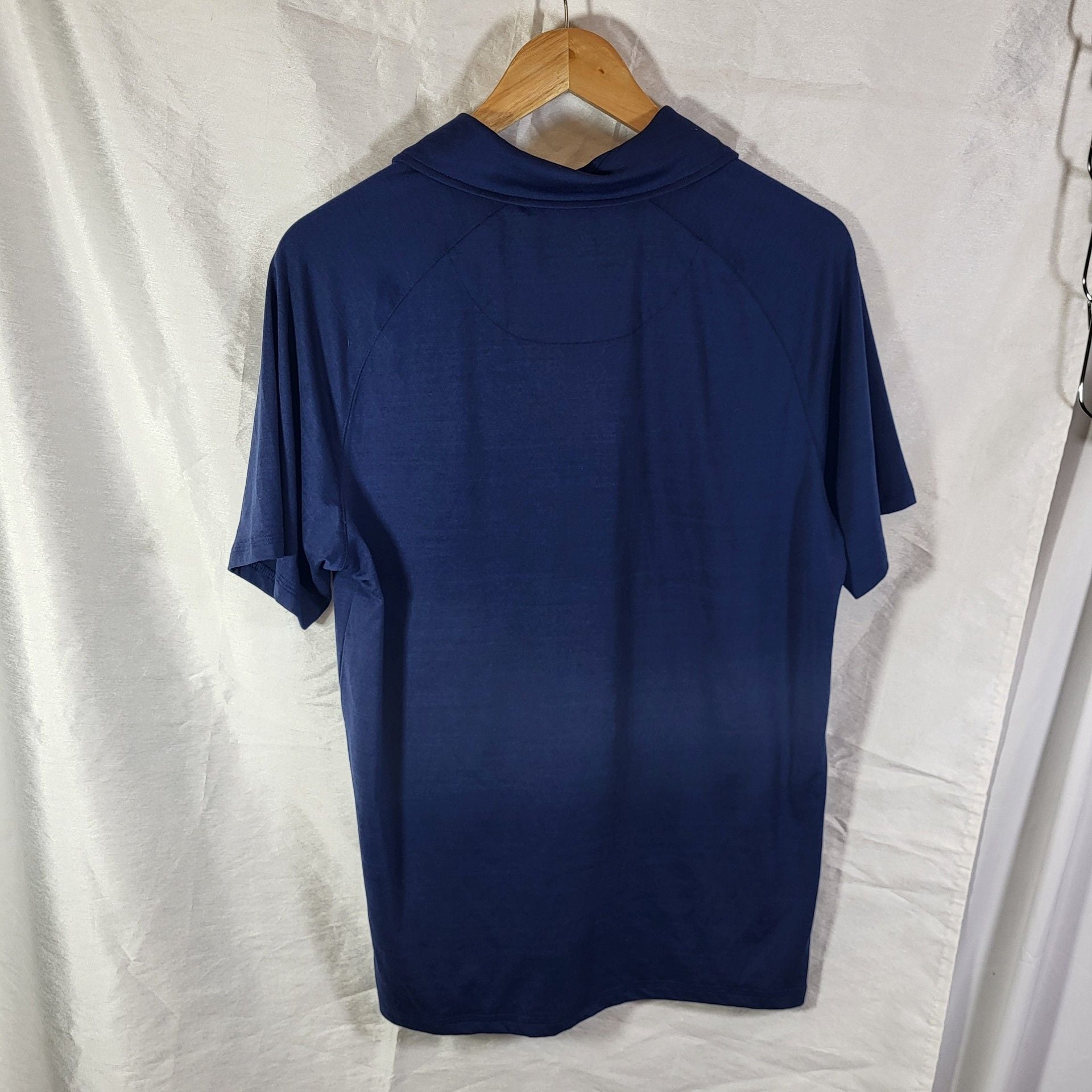 Hurley Performance Polo Size S Blue Short Sleeve Athletic Golf Shirt 3