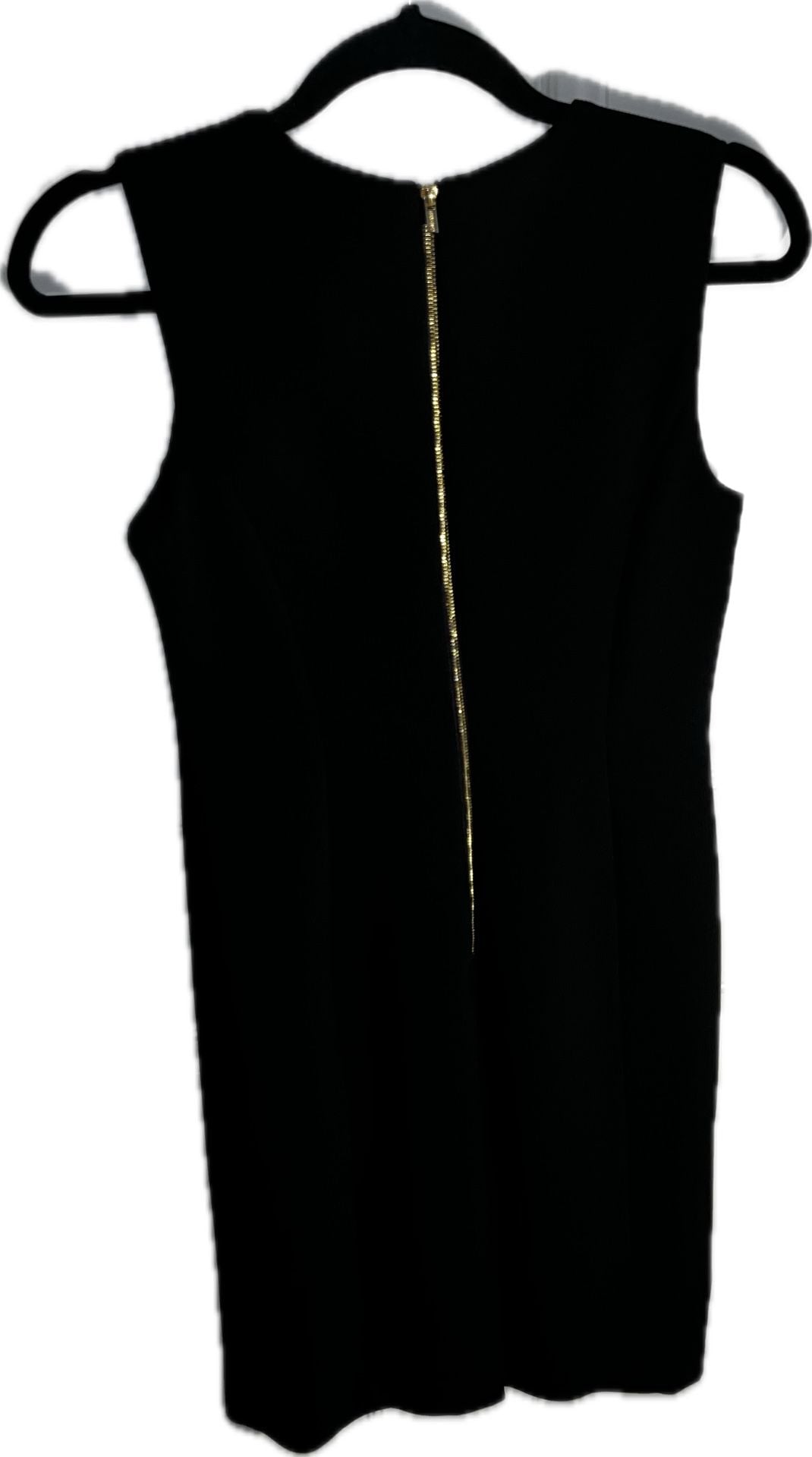 Calvin Klein V-Neck Sheath Dress Black 3