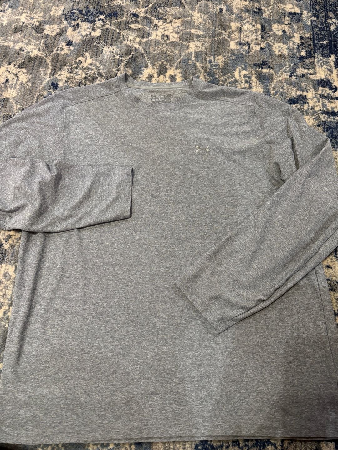 Under Armour Long Sleeve Shirt Grey Polyester Blend 1