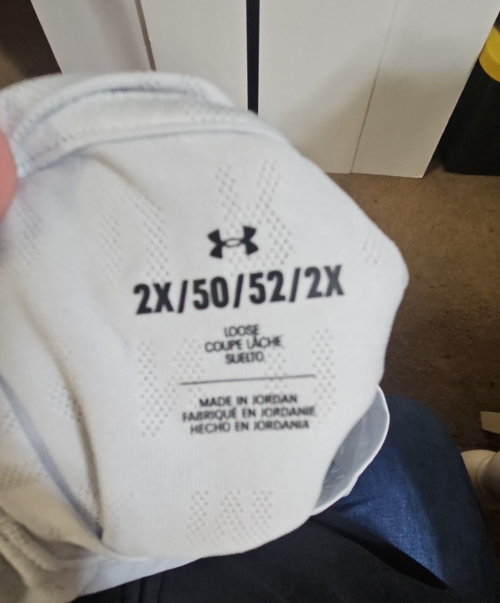 Under Armour Tank Top Size 2X Light Blue Logo Print Loose womens 4