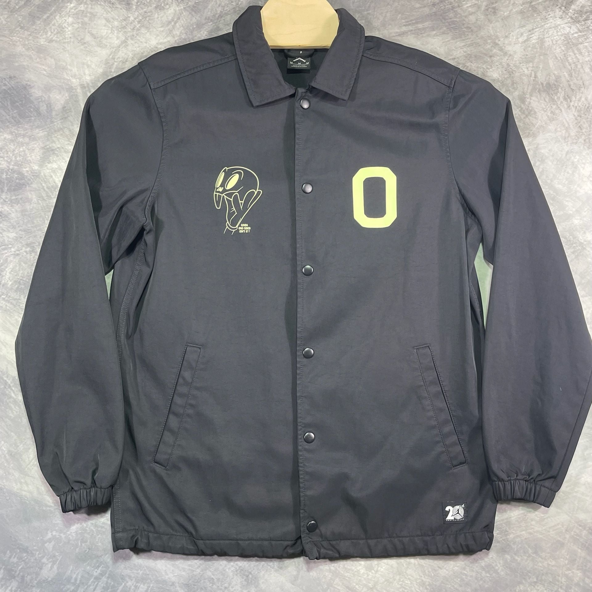 Jordan Coaches Jacket Size M Black 20th Anniversary 2