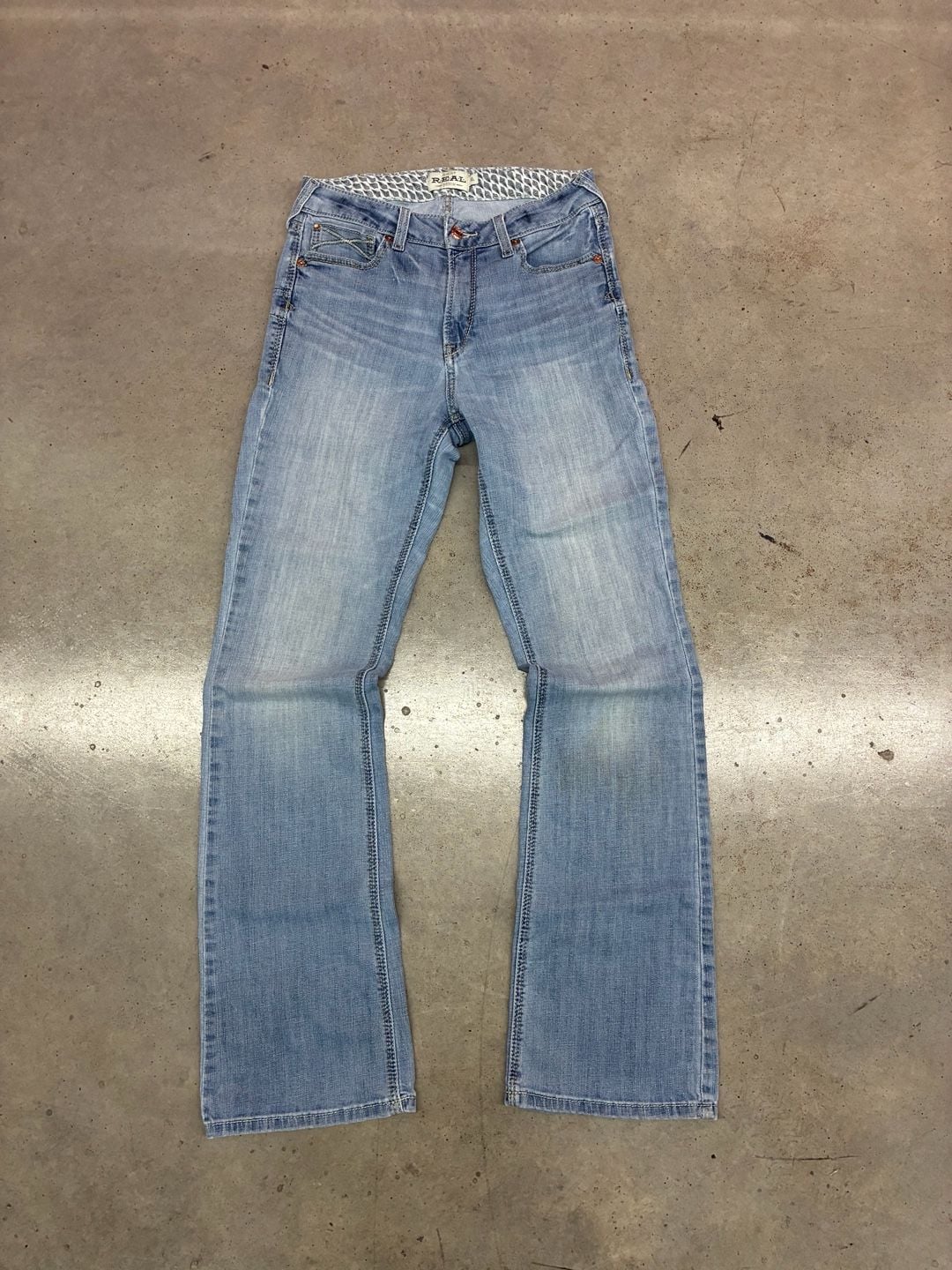 Ariat Real Felicity Jeans 30L Colorado Light Wash Bootcut 2