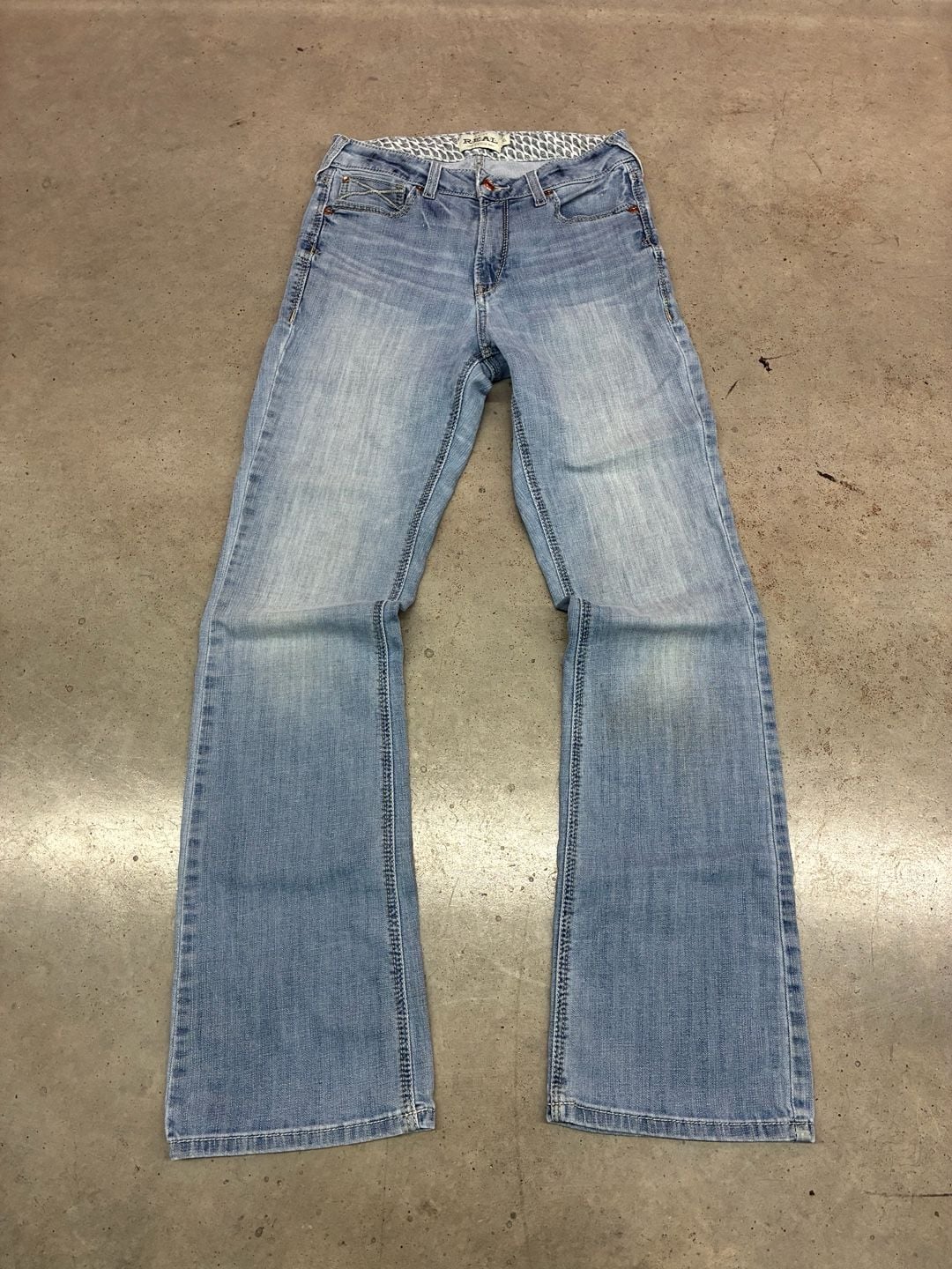Ariat Real Felicity Jeans 30L Colorado Light Wash Bootcut 3
