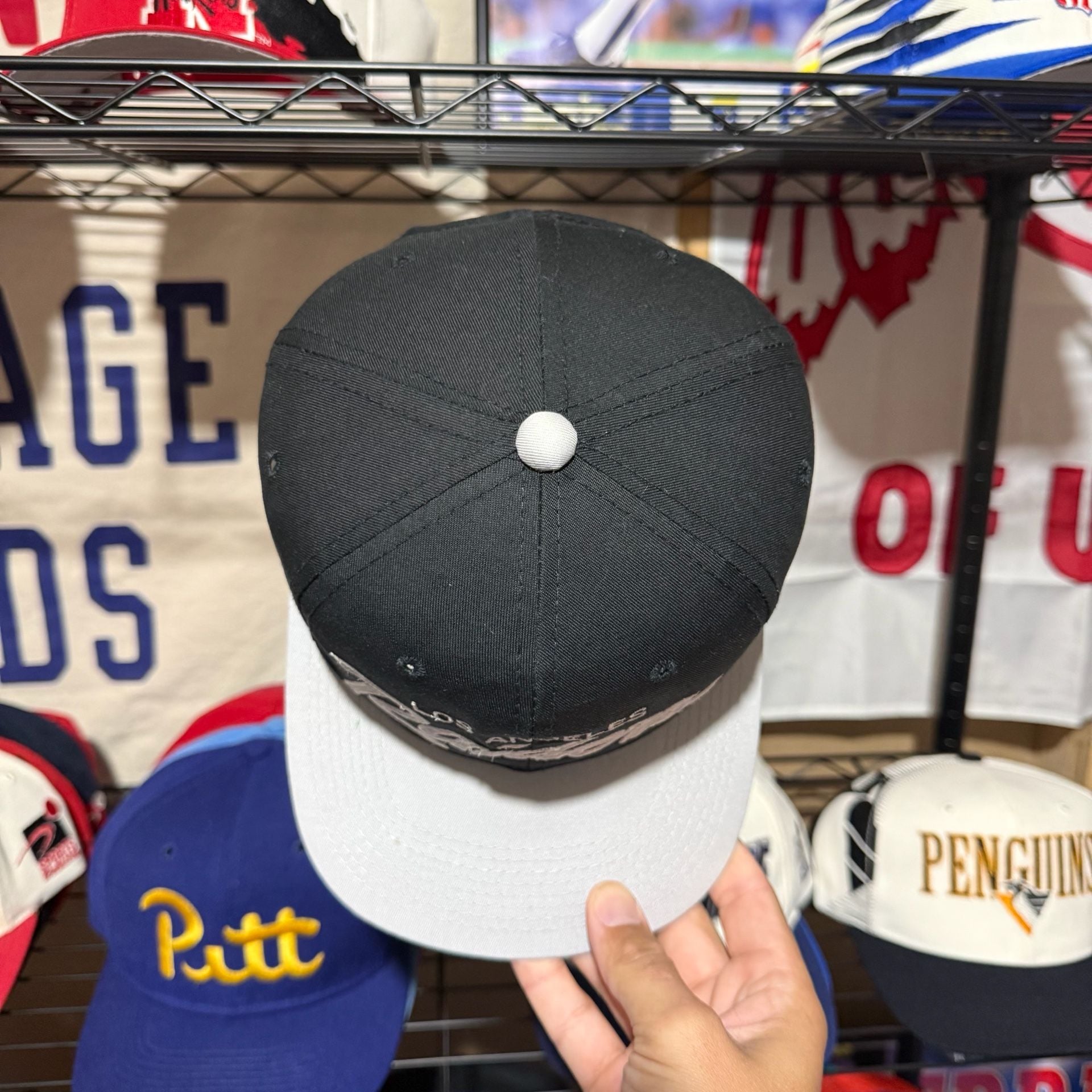 Vintage Sports Specialties DL Los Angeles Raiders Snapback Hat 5