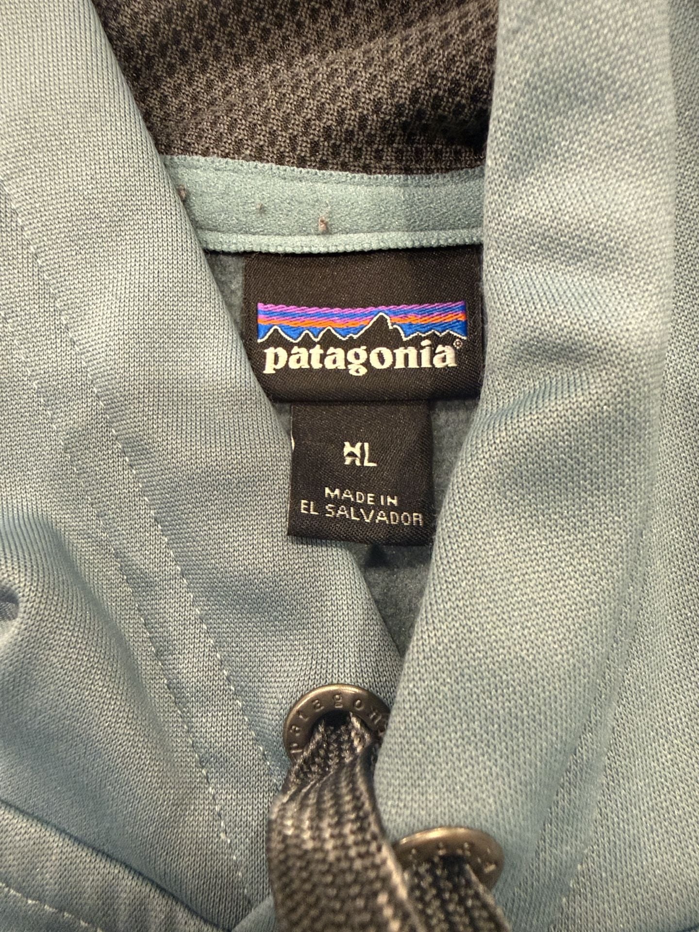 Patagonia Logo Uprisal Hooded Sweatshirt Size XL Blue 4