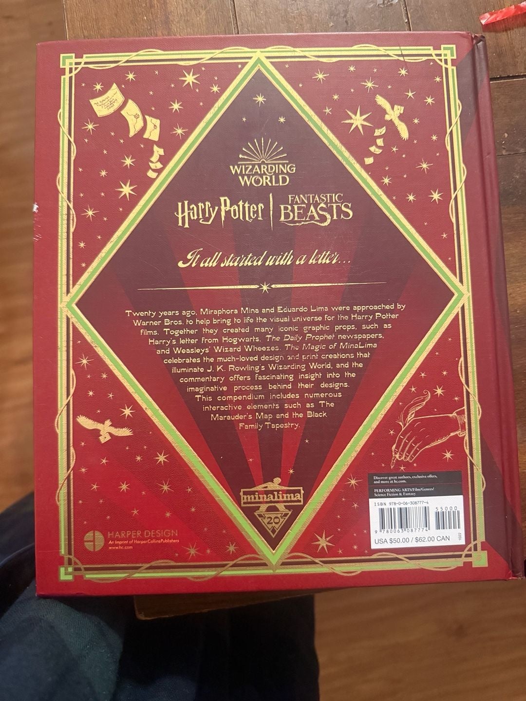Harper Design The Magic of Minalima Harry Potter Fantastic Beasts Book 2