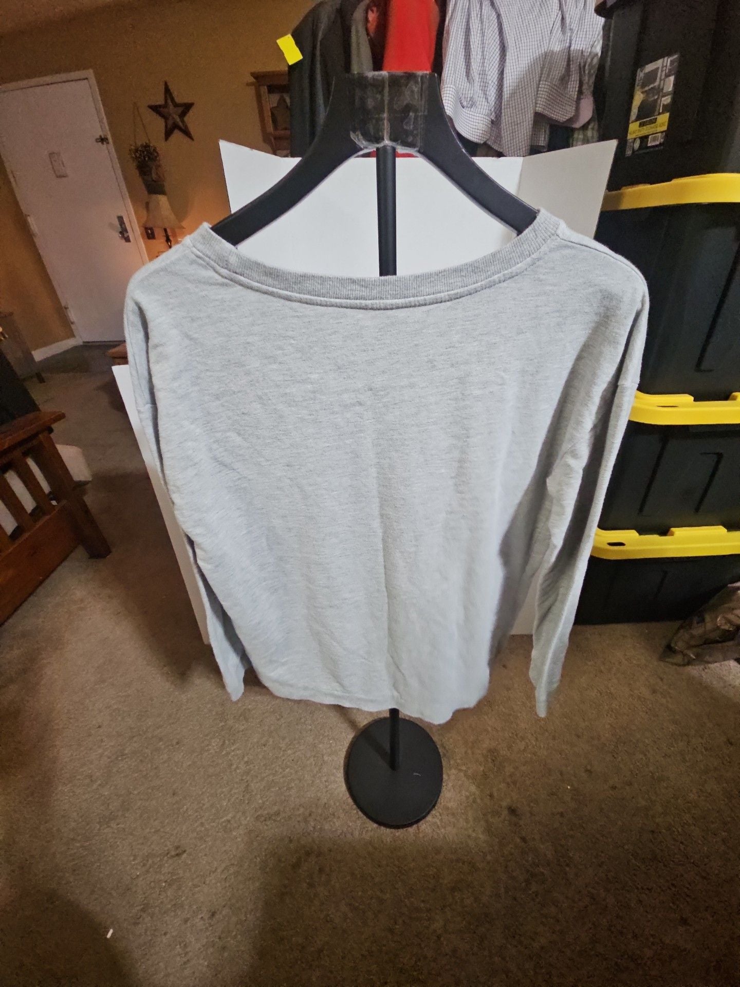 Disney Mickey Mouse Sweatshirt Size L Gray Graphic Pullover 2