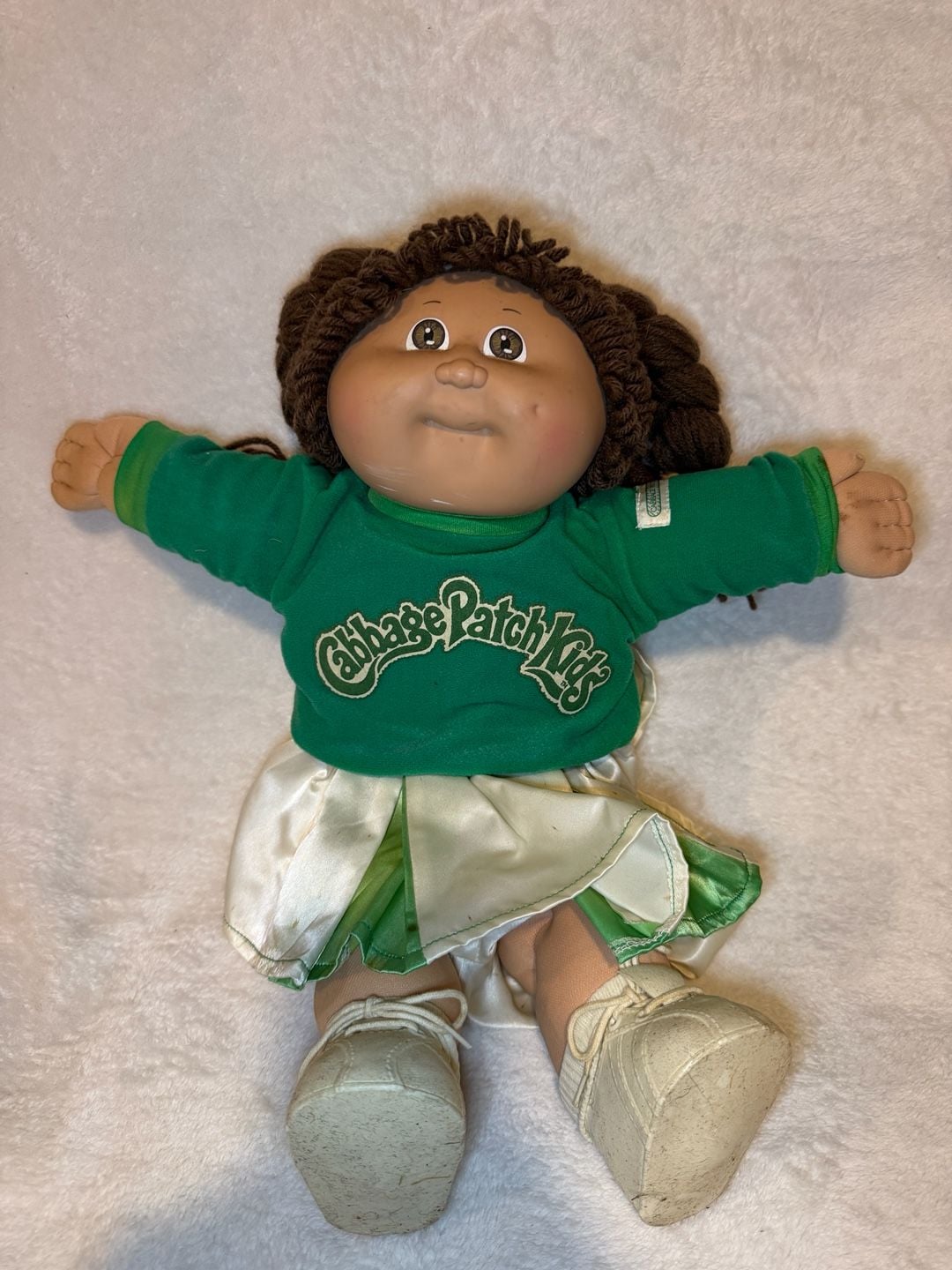 Cabbage Patch Kids Doll Green Outfit with Skirt 1