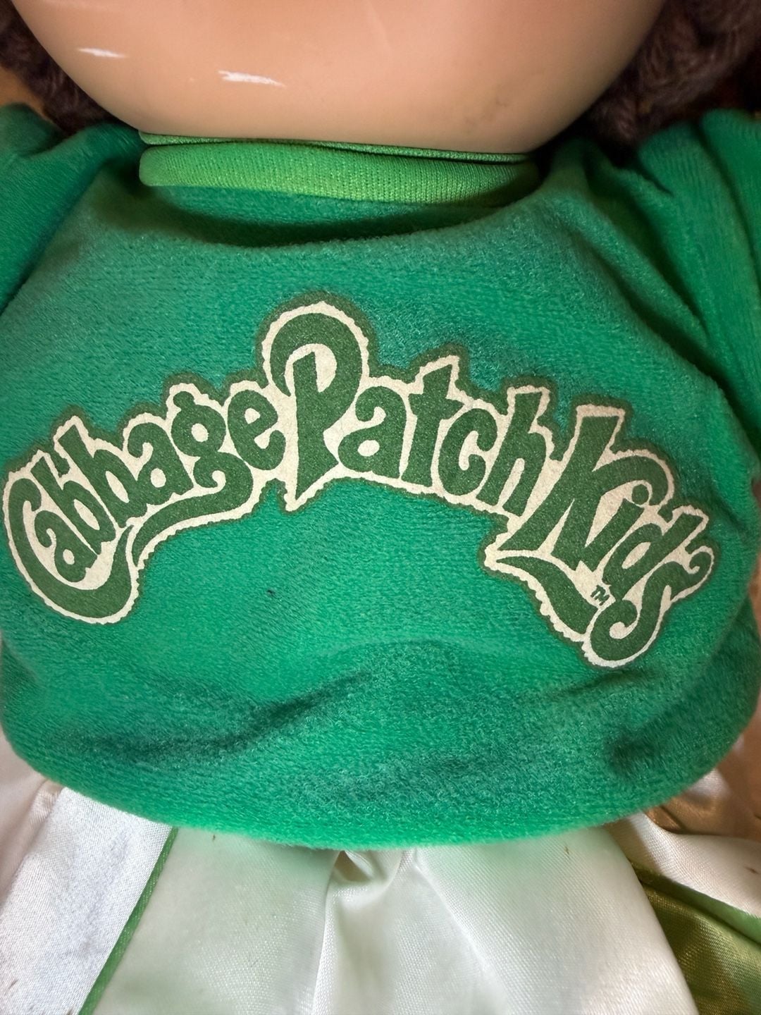 Cabbage Patch Kids Doll Green Outfit with Skirt 7