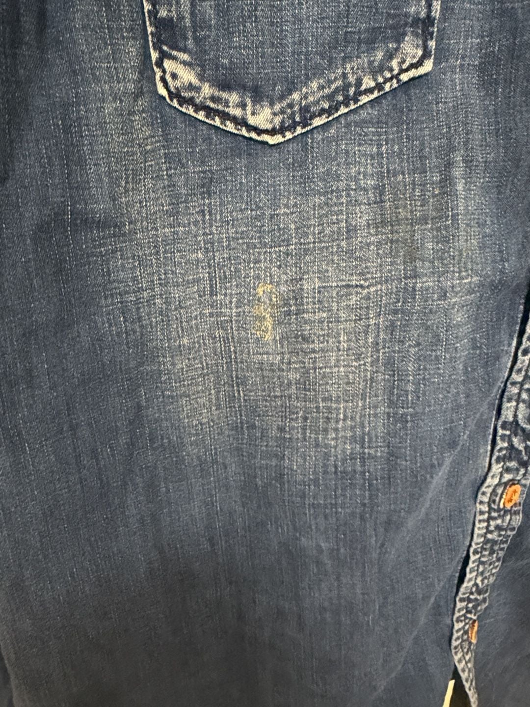 Maison Scotch Amsterdams Blauw Denim Shirt Blue Cotton/165 8
