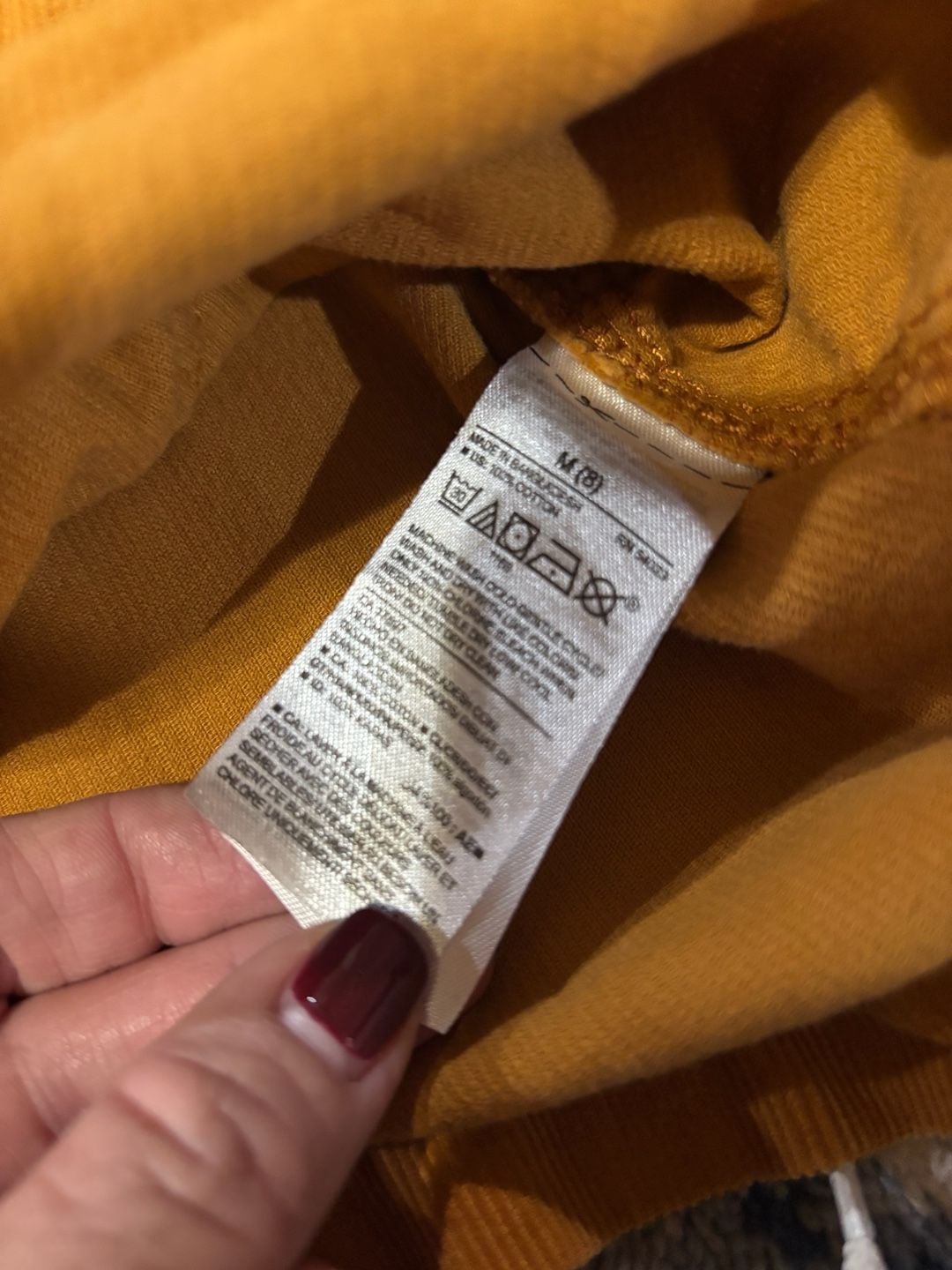Old Navy Corduroy Overall Dress Size M (8) Mustard Yellow 6