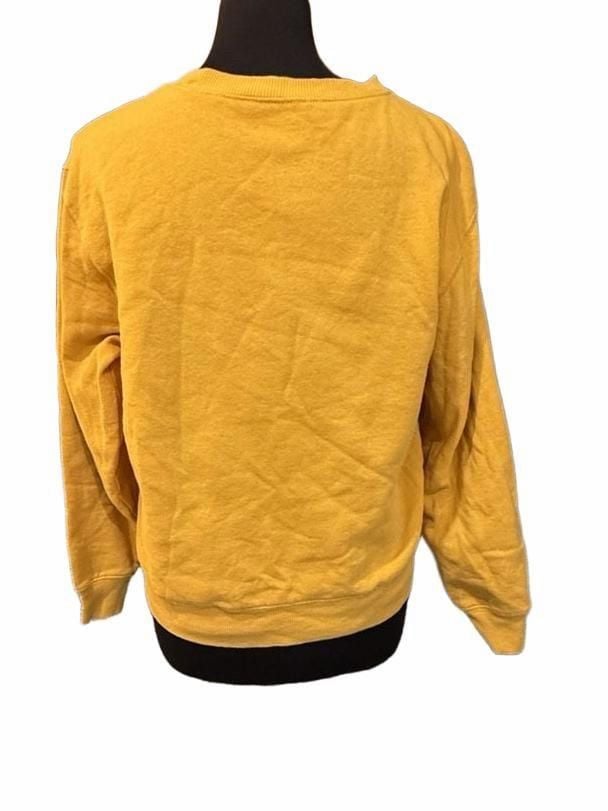 Grateful Dead Sweatshirt Size LG Yellow Grateful Forever Dancing Bear 3