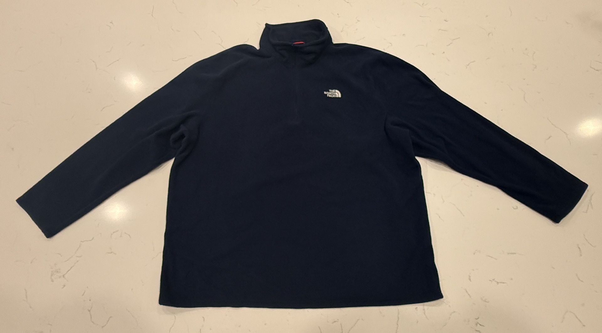 The North Face Fleece Pullover Size XL Navy Blue Quarter Zip 2
