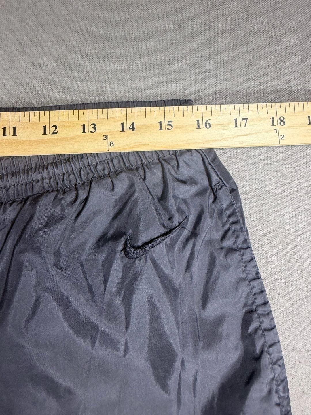 Nike Vintage Windbreaker Pants Size L Black Nylon Track 6