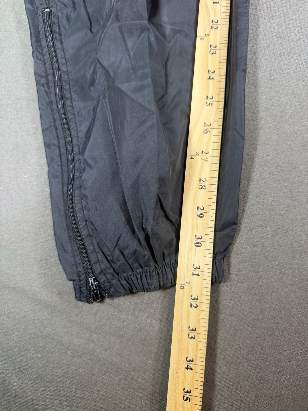 Nike Vintage Windbreaker Pants Size L Black Nylon Track 7