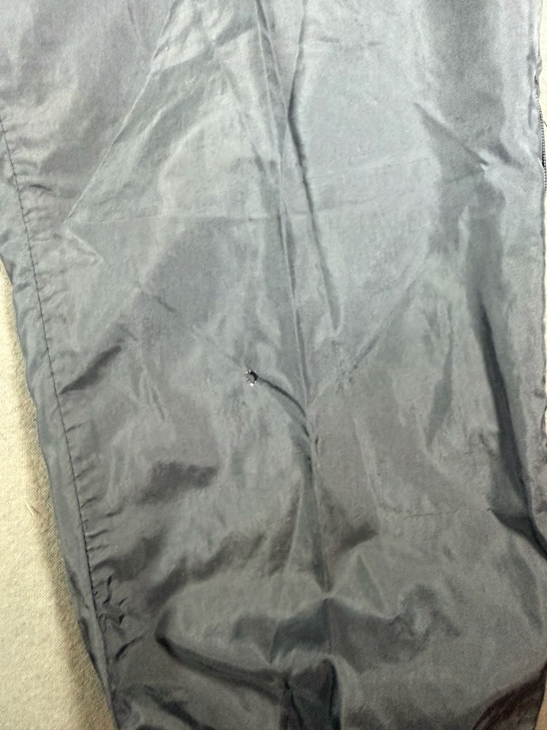 Nike Vintage Windbreaker Pants Size L Black Nylon Track 8