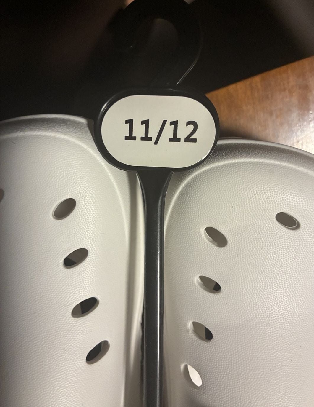 mysoft Girls Clog Size 11/12 White 4