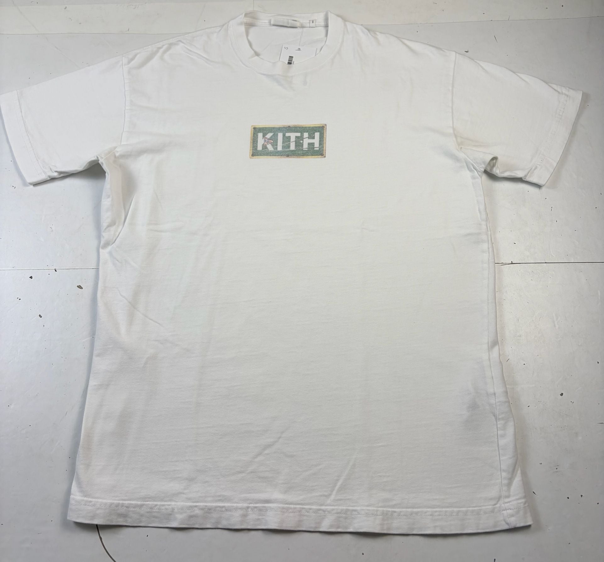 Kith Bilt Pocket Tee White Graphic T-Shirt Size S (OF) 2