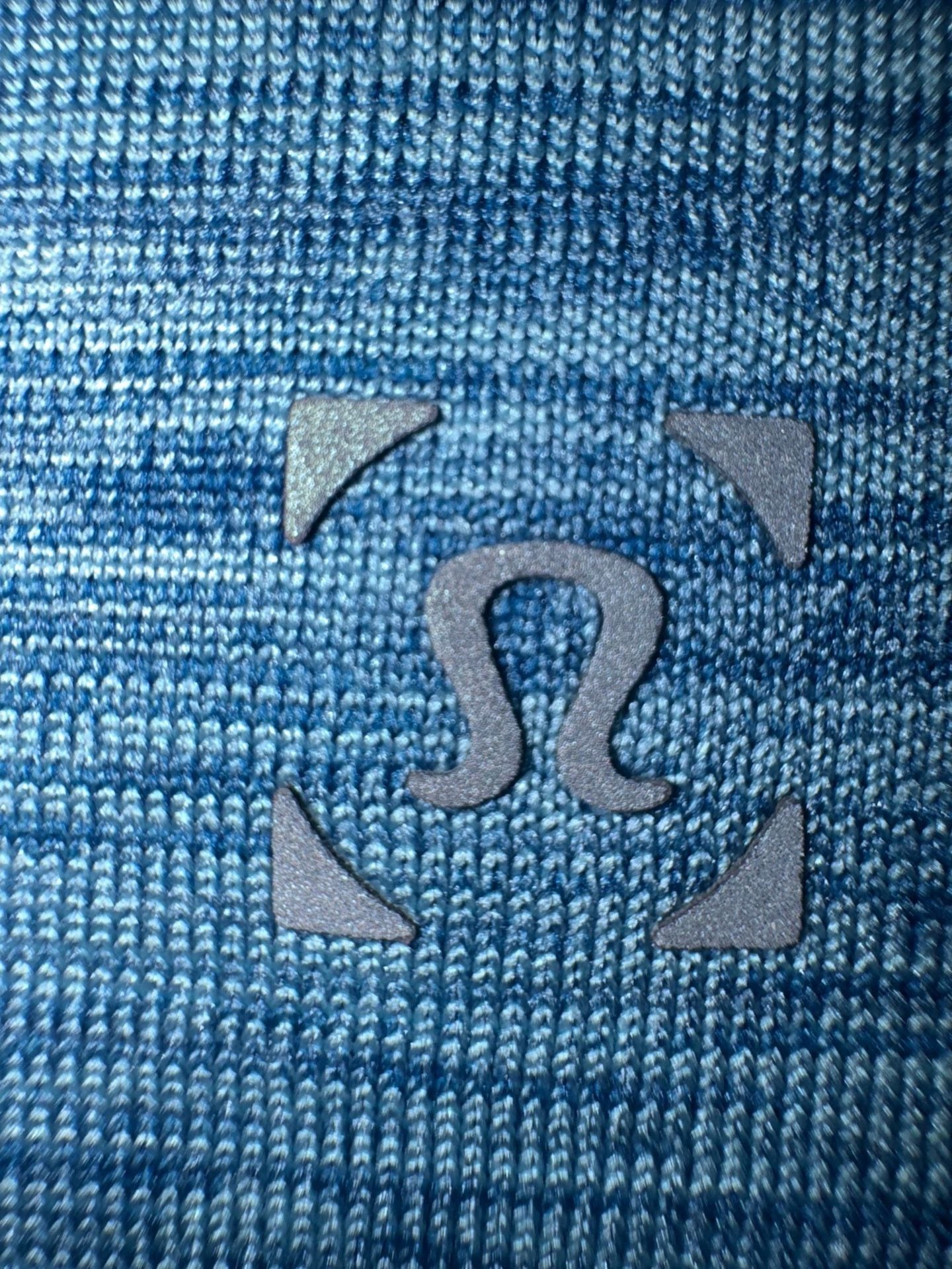 Lululemon Metal Vent Tech Tank Size L Blue Heathered Workout Shirt h1608 7