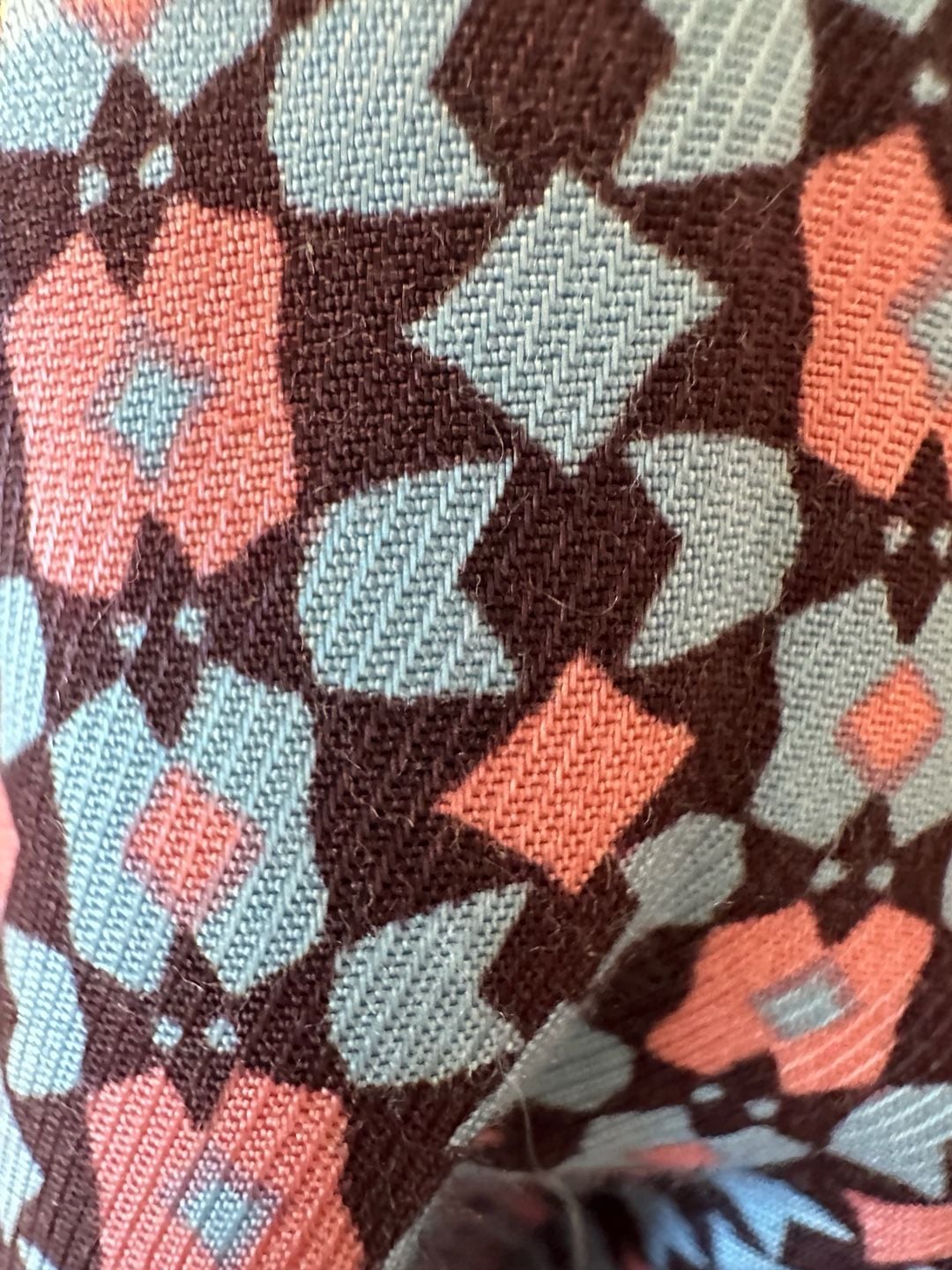 Maeve By Anthropologie Patterned Pants Size 6 Wide Leg missing front button 7