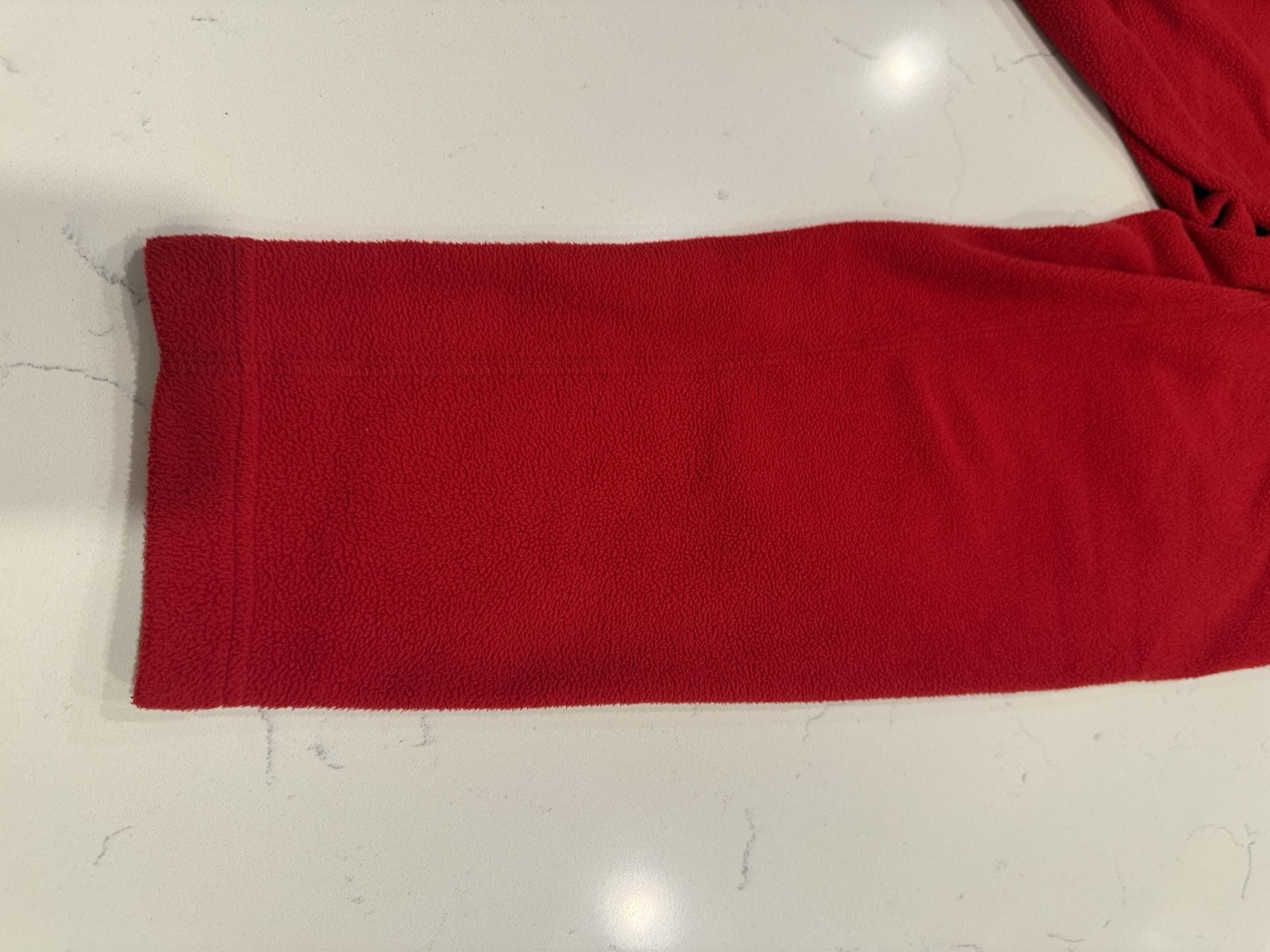 Vineyard Vines Fleece Pullover Size XL Red Quarter Zip 6