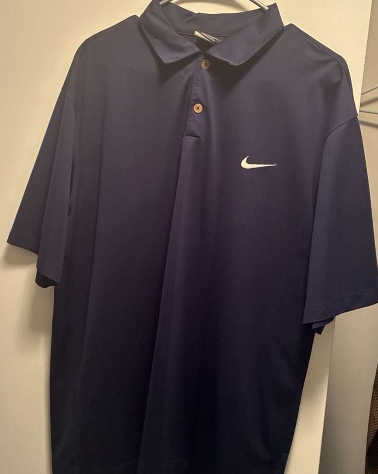 Nike Men's Nike Dri-fit Victory Polo, Obsidian/White ... 2