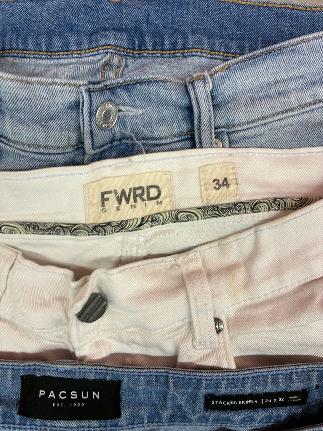Bundle Of 4 Pair Of Skinny/Straight Jeans Pacsun Arizona fwd 7