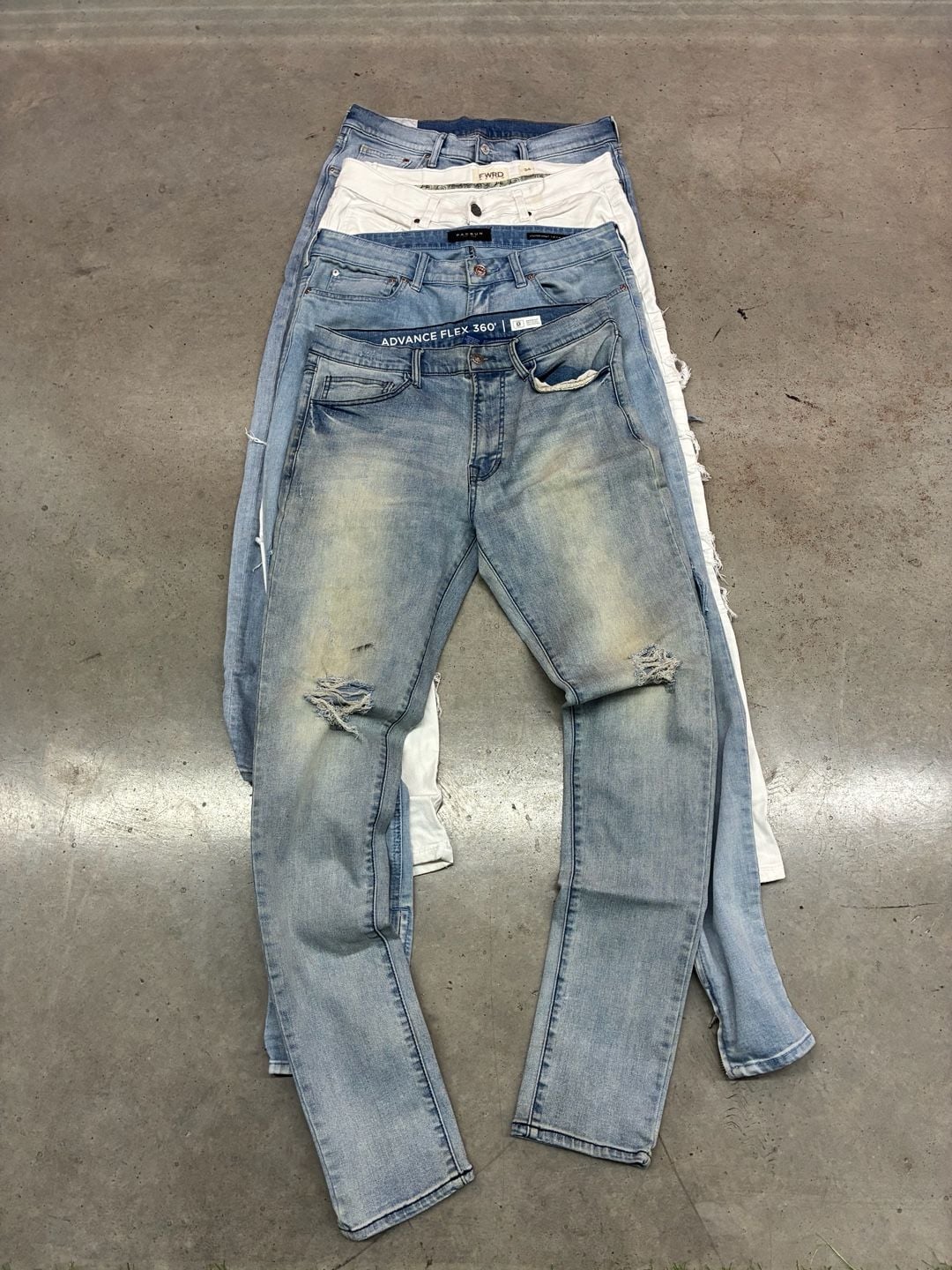 Bundle Of 4 Pair Of Skinny/Straight Jeans Pacsun Arizona fwd 9