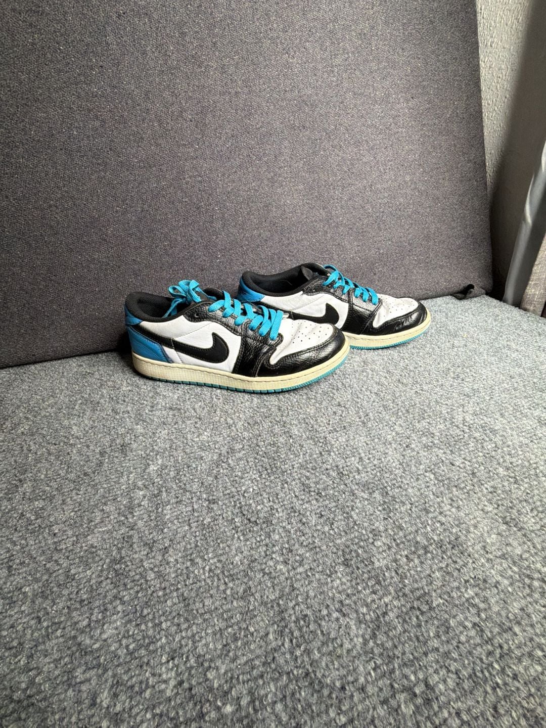 Nike Air Jordan 1 Low Size 7 Black Blue White Sneakers CZ0858-104 2