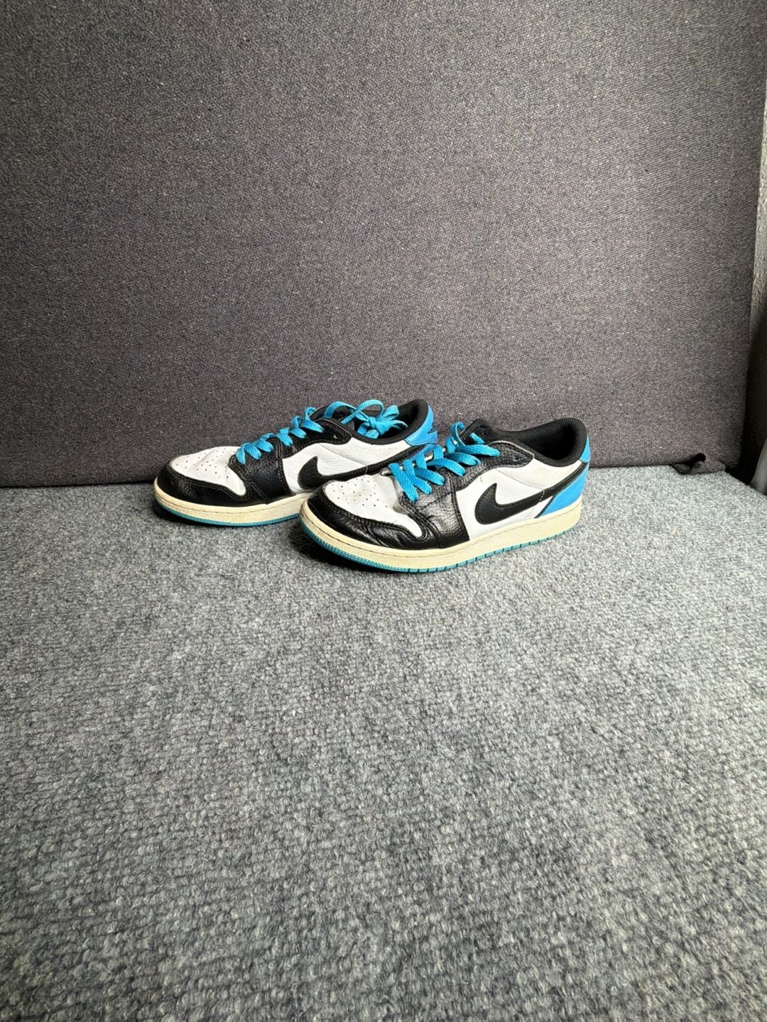Nike Air Jordan 1 Low Size 7 Black Blue White Sneakers CZ0858-104 3