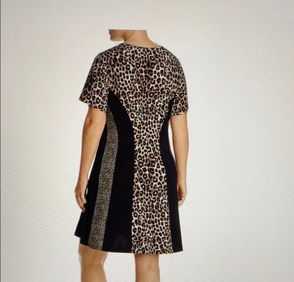 Michael Michael Kors Leopard Print Dress Size L 3