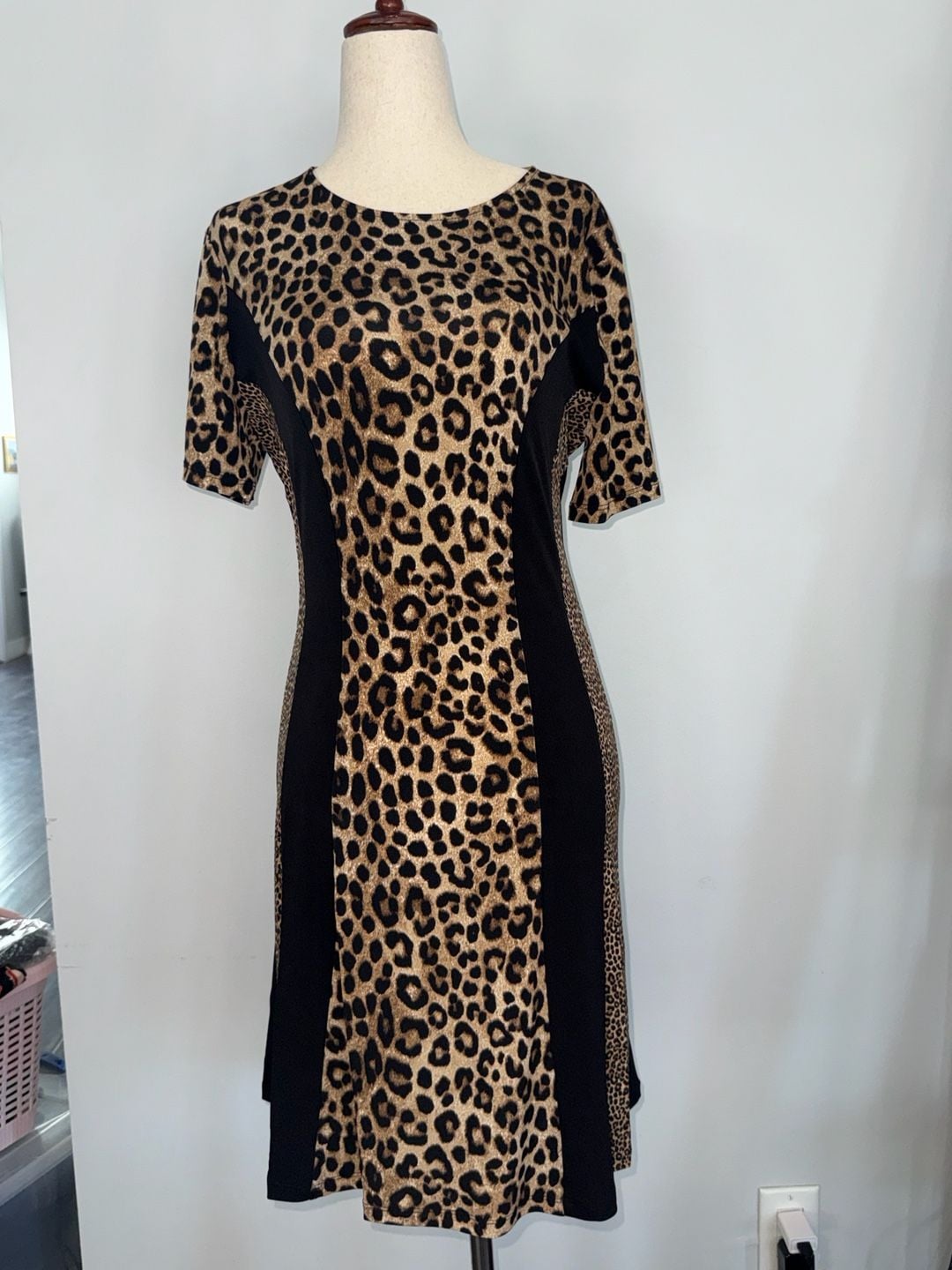 Michael Michael Kors Leopard Print Dress Size L 4