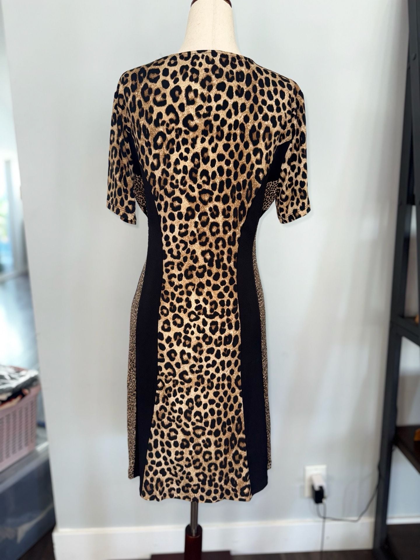 Michael Michael Kors Leopard Print Dress Size L 5