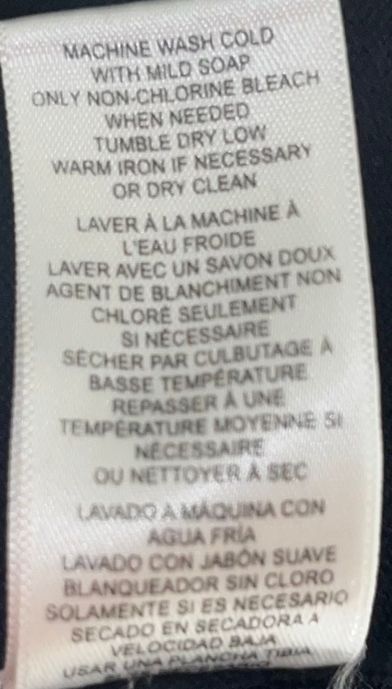 Michael Michael Kors 1/4 Zip Sweater Size XL Black Cotton 5