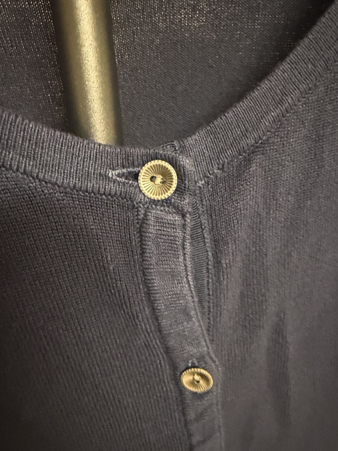 Christopher & Banks Cardigan Size XL Navy Blue Button Sweater/166 4