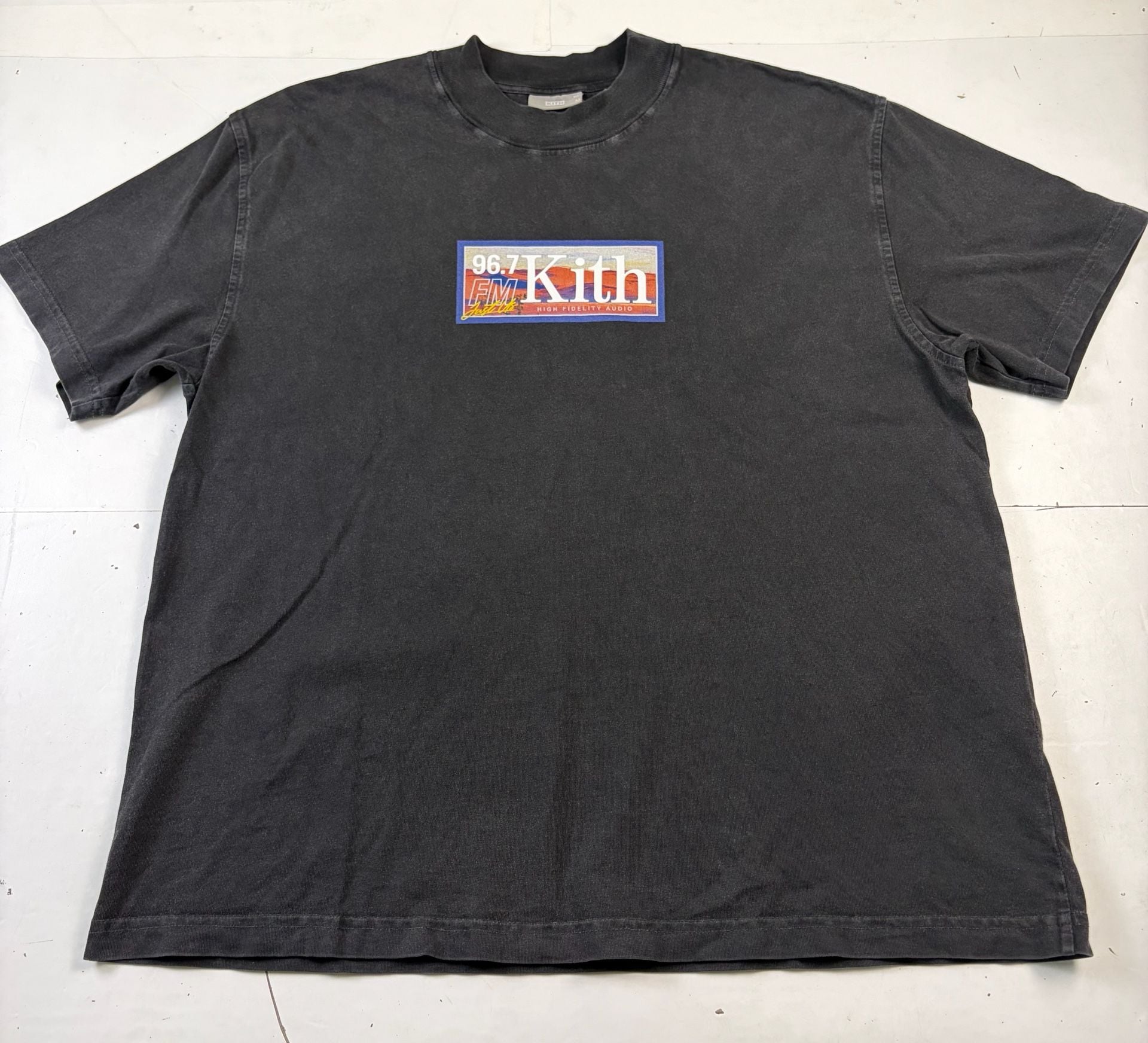 Kith 96.7 FM High Fidelity Audio Graphic T-Shirt Black Size M (OF) 2