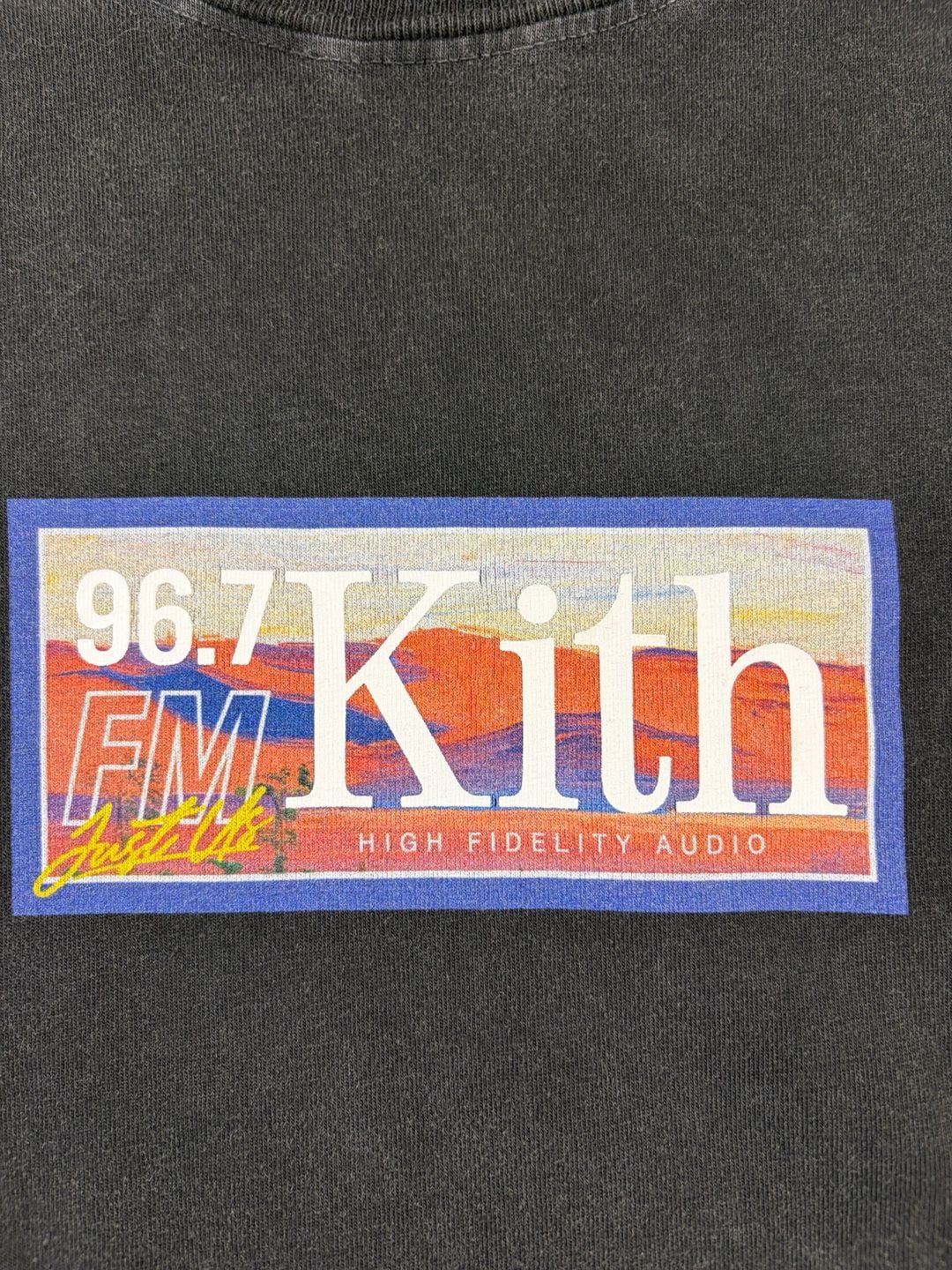 Kith 96.7 FM High Fidelity Audio Graphic T-Shirt Black Size M (OF) 6