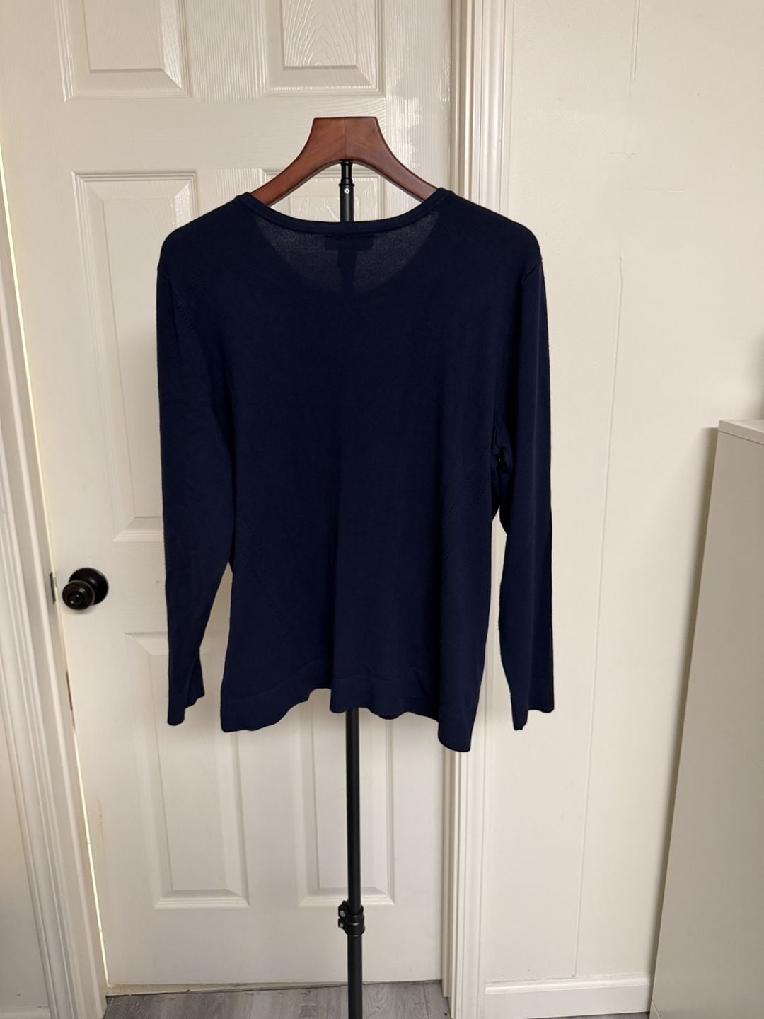 Christopher & Banks Cardigan Size XL Navy Blue Button Sweater/166 7