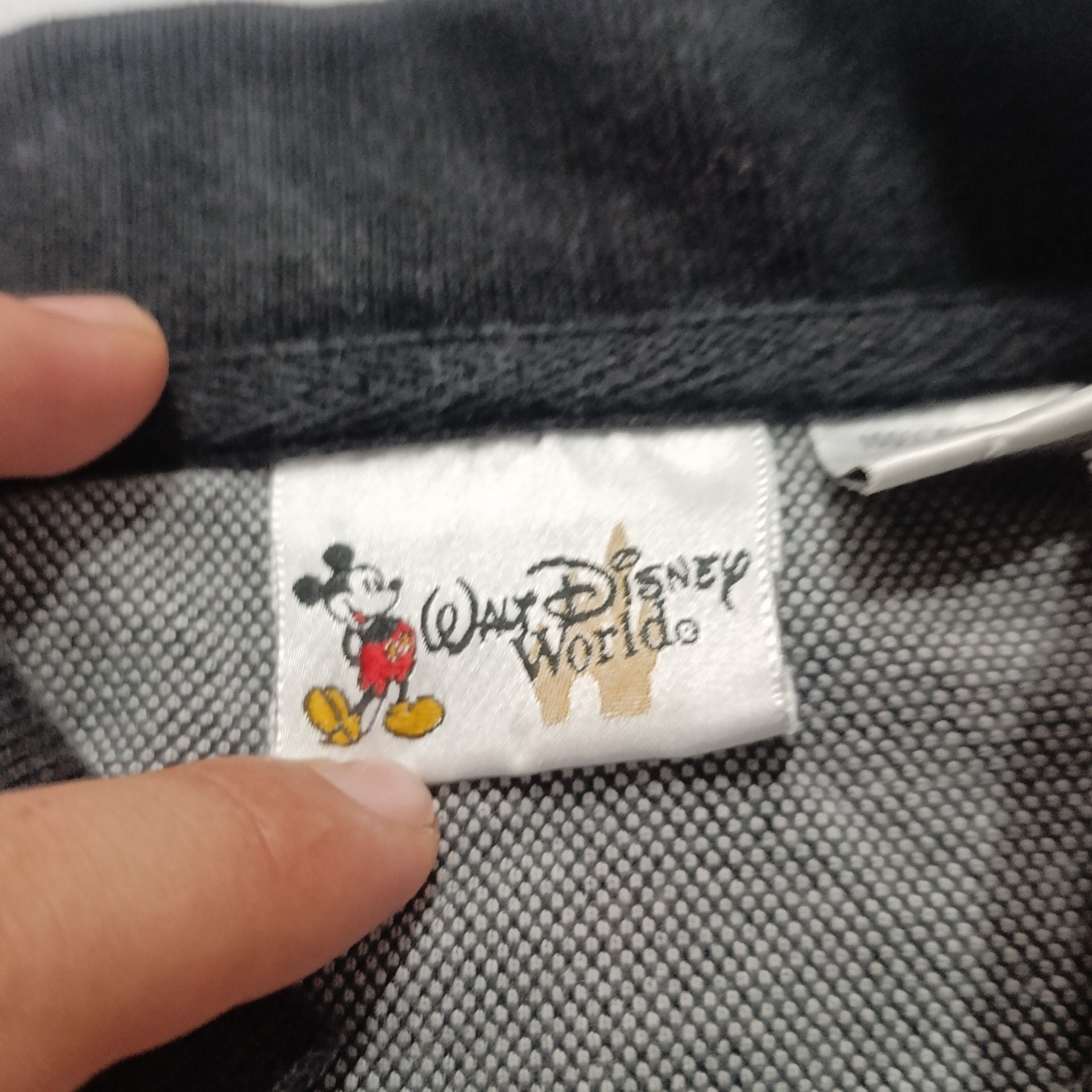 Walt Disney World 2000 Polo Shirt Size M Gray Black 4