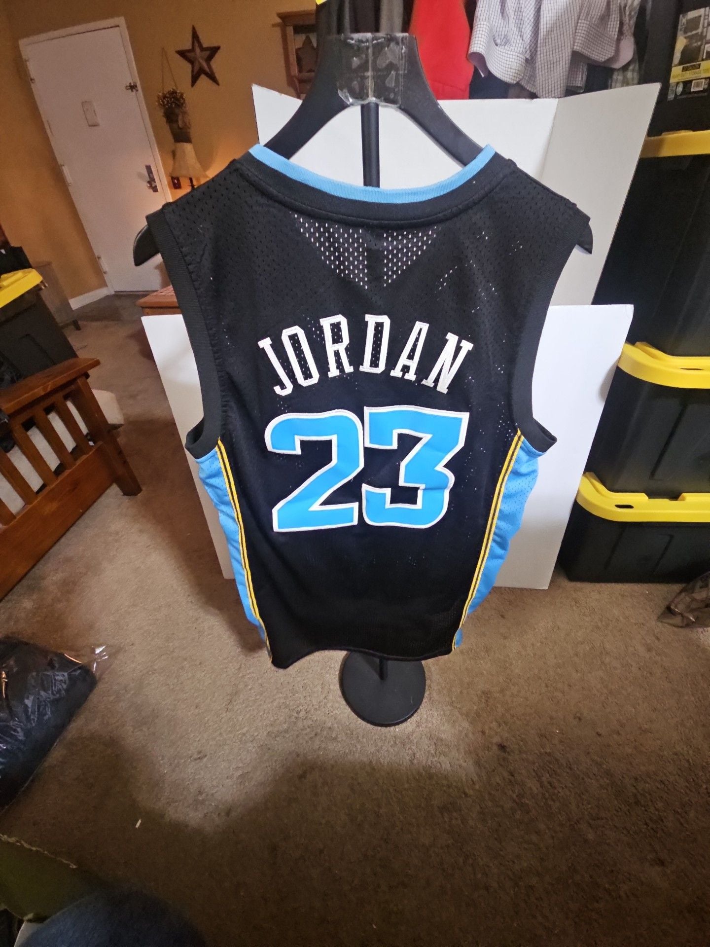 Nike UNC Tar Heels Jordan 23 Basketball Jersey Size M Black 3