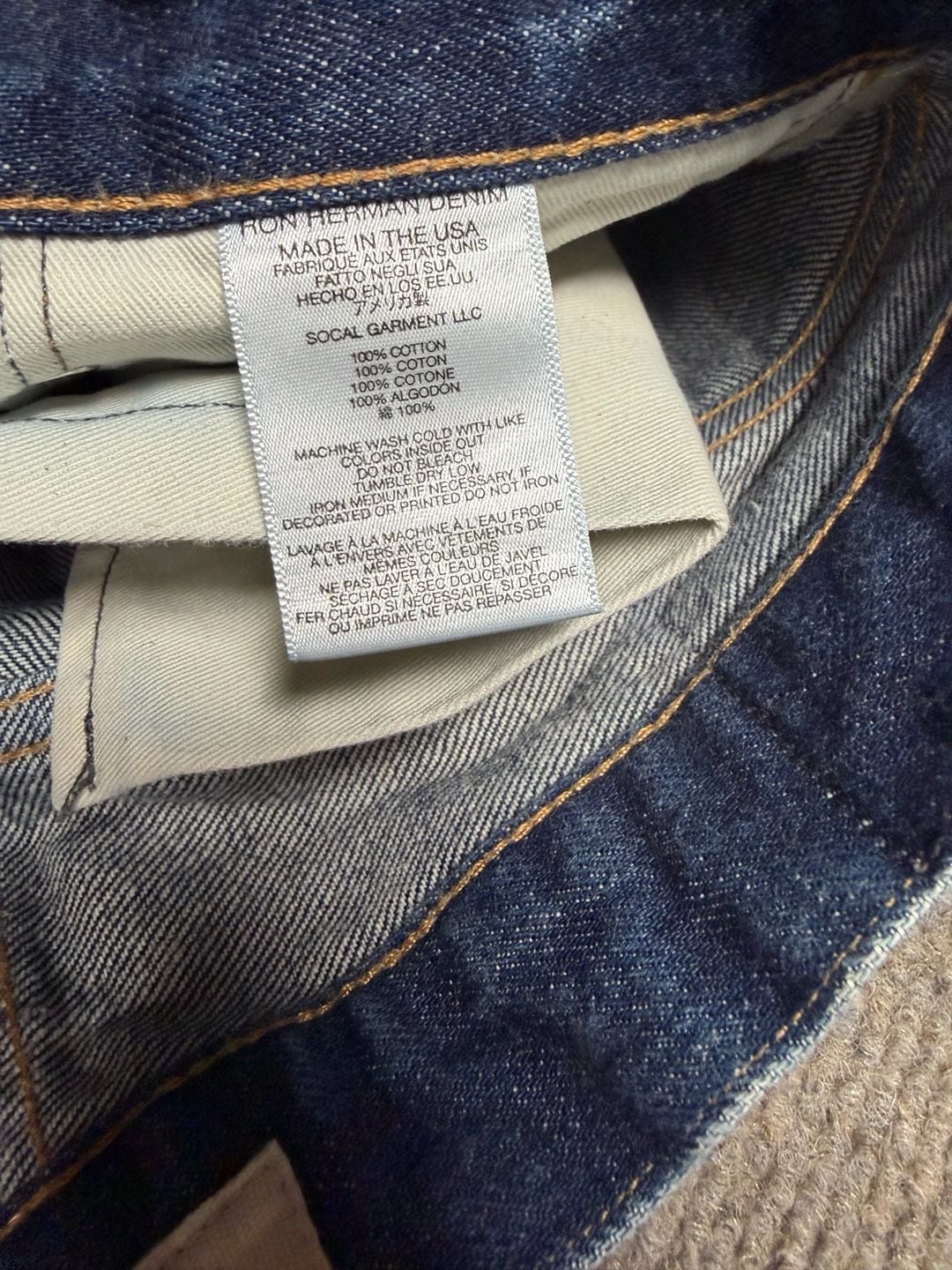 Ron Herman Denim Jeans Size 30 Blue Straight Leg 6