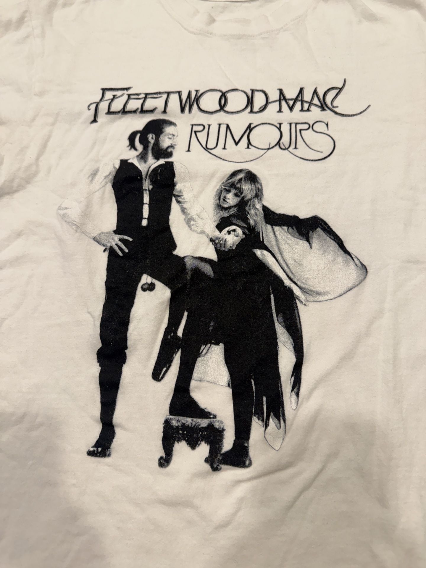 Fleetwood Mac Rumours T-Shirt Size L White Band Graphic Tee 3