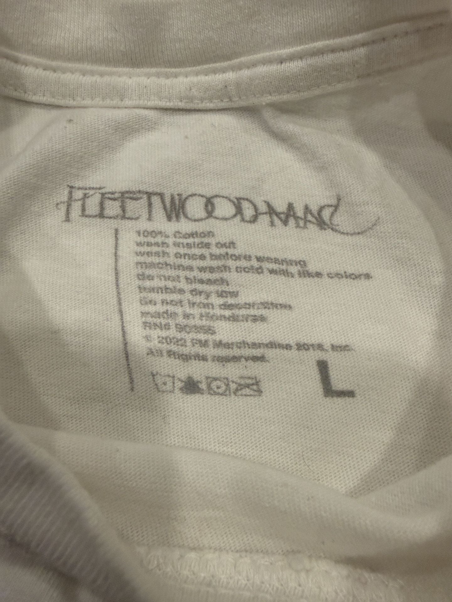 Fleetwood Mac Rumours T-Shirt Size L White Band Graphic Tee 4