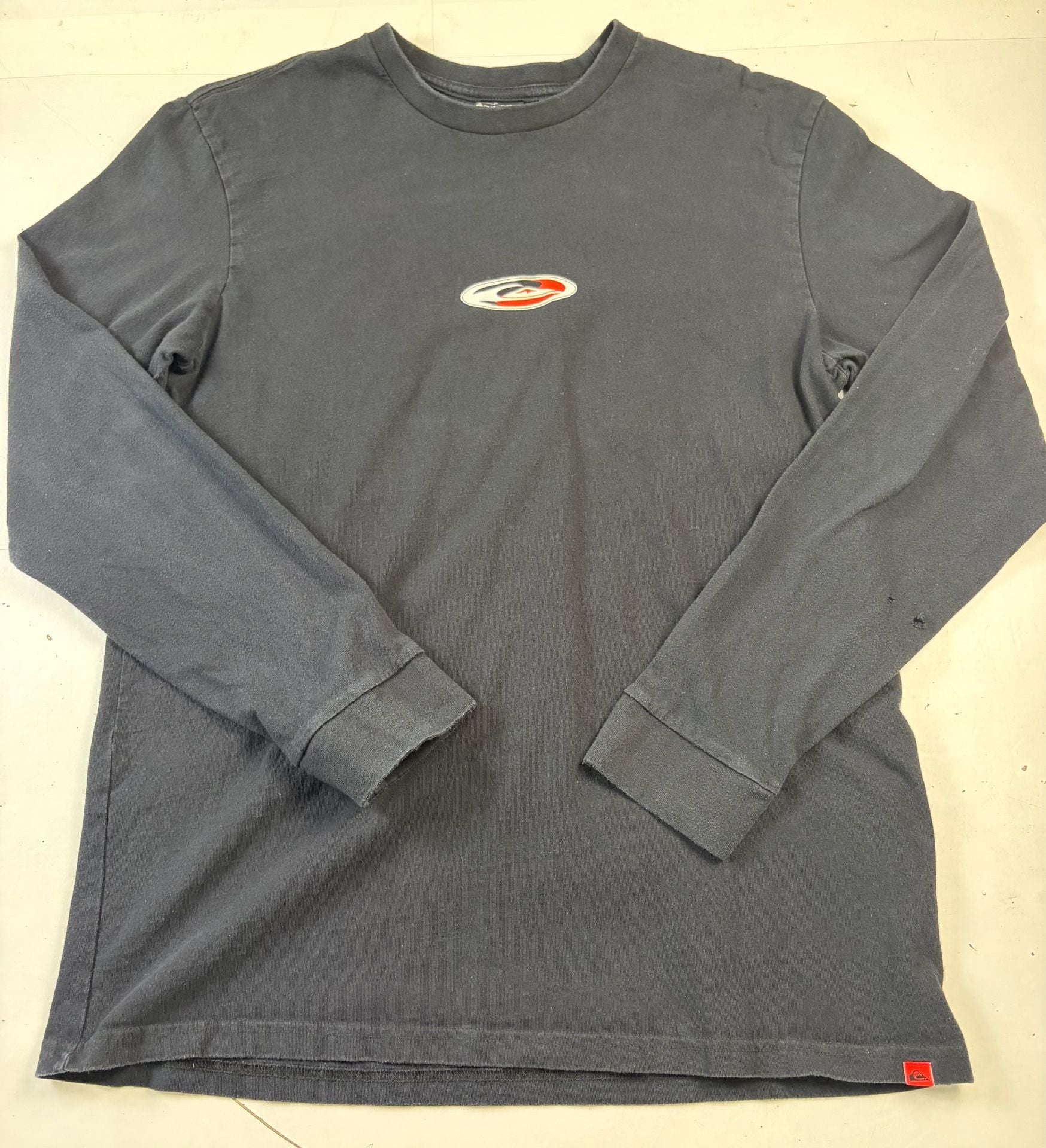 Quiksilver Griffin Colapinto Long Sleeve Shirt Black Size L (OF) 2