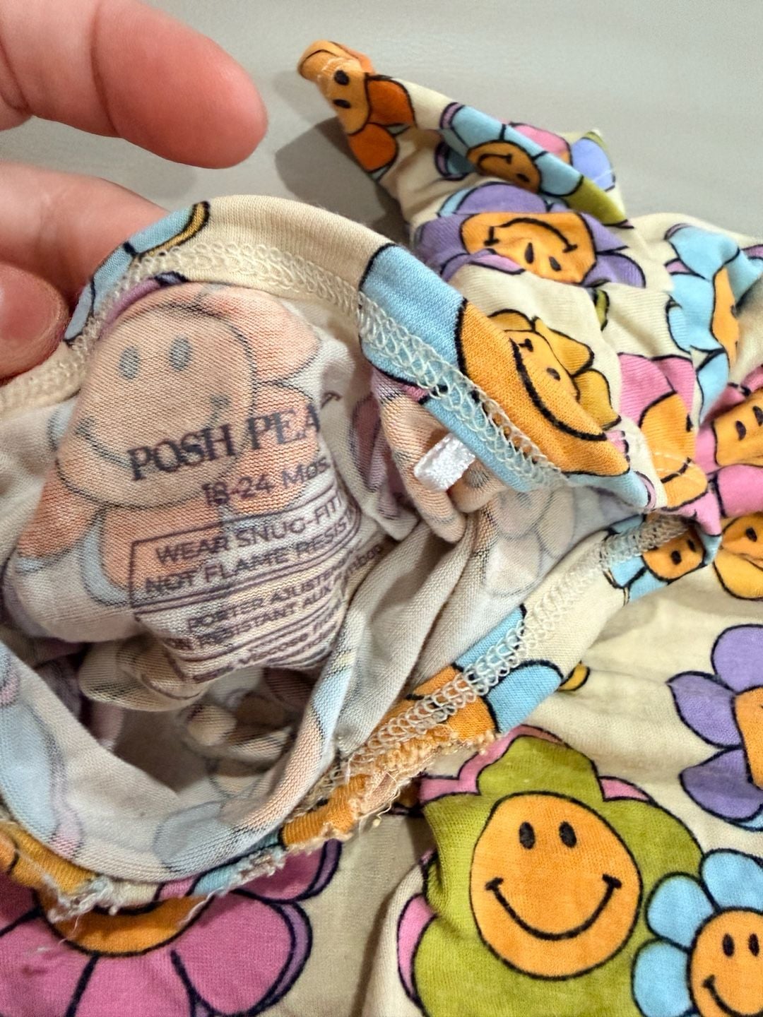 Posh peanut play bundle angel kitty & smile flower Pajamas Set 2