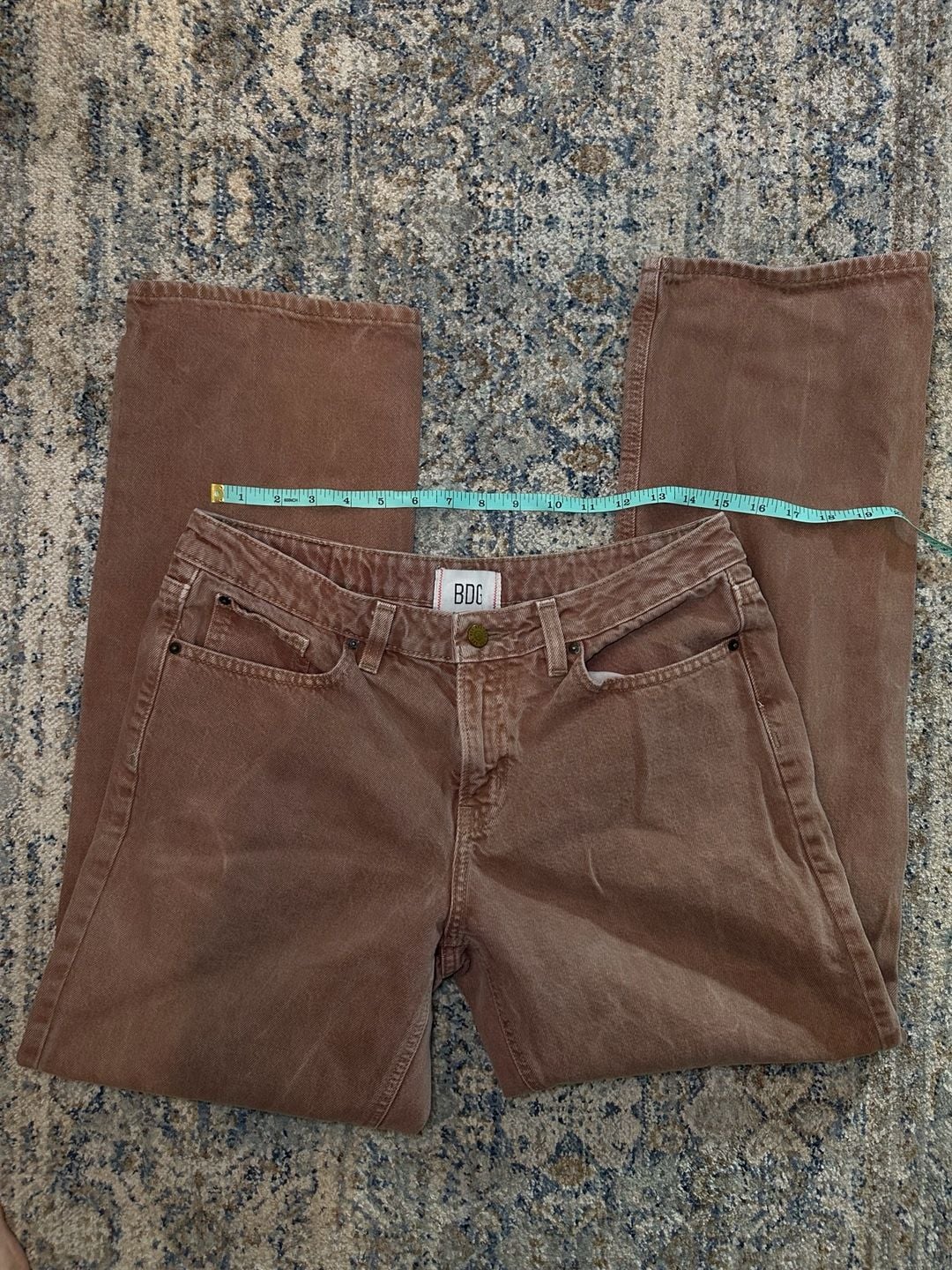 BDG Cowgirl Jean Size 29 Brown Denim Straight Leg Pants 2