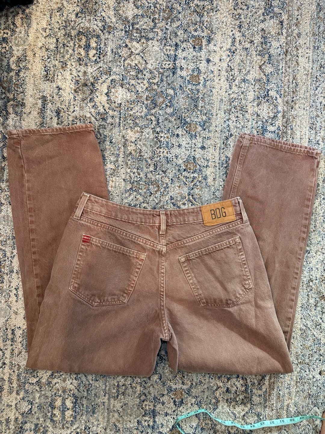BDG Cowgirl Jean Size 29 Brown Denim Straight Leg Pants 5